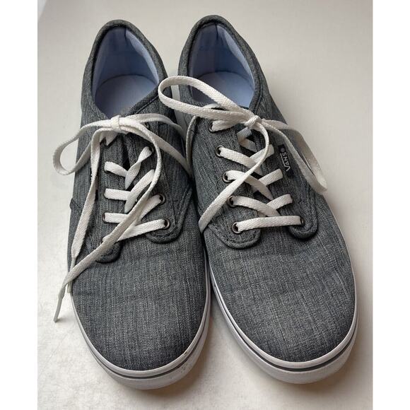 Vans Shoes - Vans Off The Wall Women's Canvas Sneakers 500714 Fabric Shoes Size 8.0 Grey
